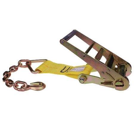 Us Cargo Control 4" x 11" Fixed End w/ Ratchet and Chain Extension 8502FECE